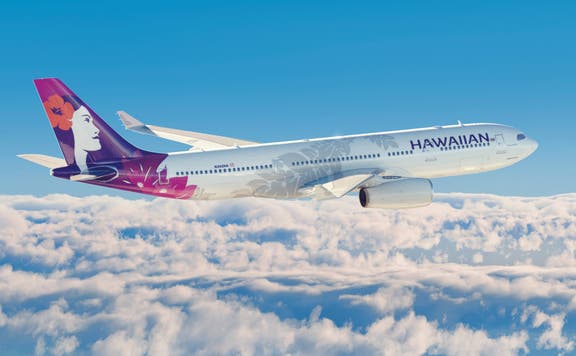 Hawaiian Airlines background